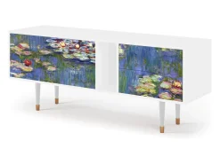 Discount Mueble de TV - 170х69х48 cm - T1 - The water lily pond , Branco Bege