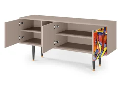 Discount Mueble de TV - 150х69х41 cm - T5 - The Turning Road, Latte Bege