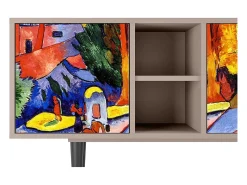 Discount Mueble de TV - 150х69х41 cm - T5 - The Turning Road, Latte Bege