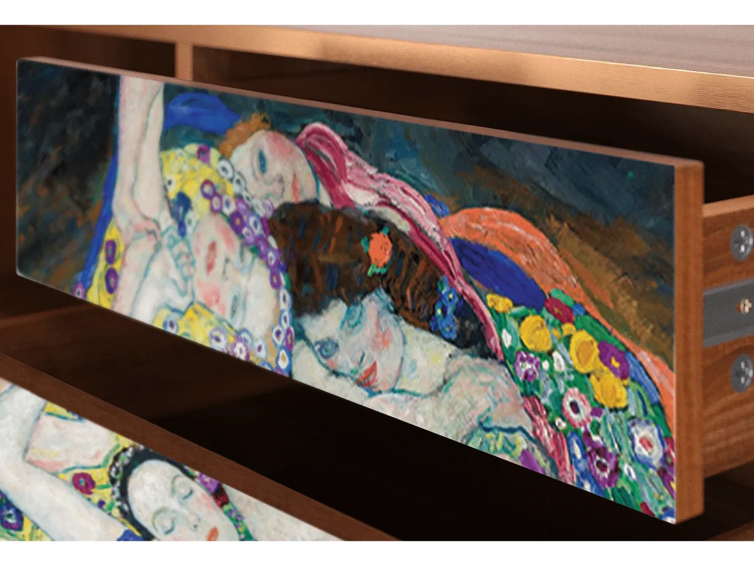 Móvel De Tv| Mueble de TV - 170х59х48 cm - T4 - The Maiden by Klimt, Nogueira Castanho