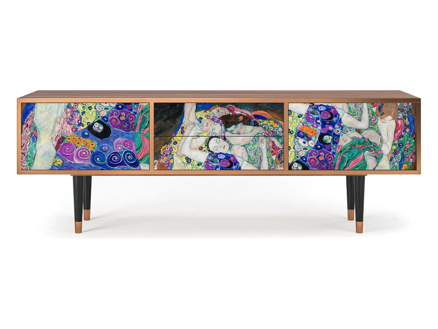 Móvel De Tv| Mueble de TV - 170х59х48 cm - T4 - The Maiden by Klimt, Nogueira Castanho