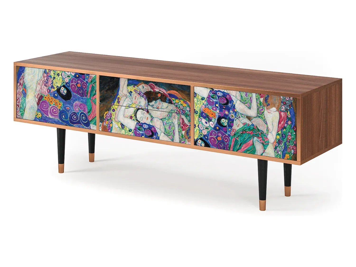 Móvel De Tv| Mueble de TV - 170х59х48 cm - T4 - The Maiden by Klimt, Nogueira Castanho