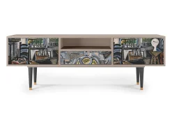 New Mueble de TV - 170х59х41 cm - T6 - The Studio , Latte Bege