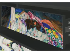 Móvel De Tv* Mueble de TV - 170х59х48 cm - T4 - The Maiden by Klimt, Antracite Cinza antracite