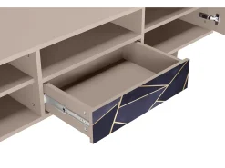 Mueble de TV - 170х59х41 cm - T6 - The Amethyst, Latte Bege