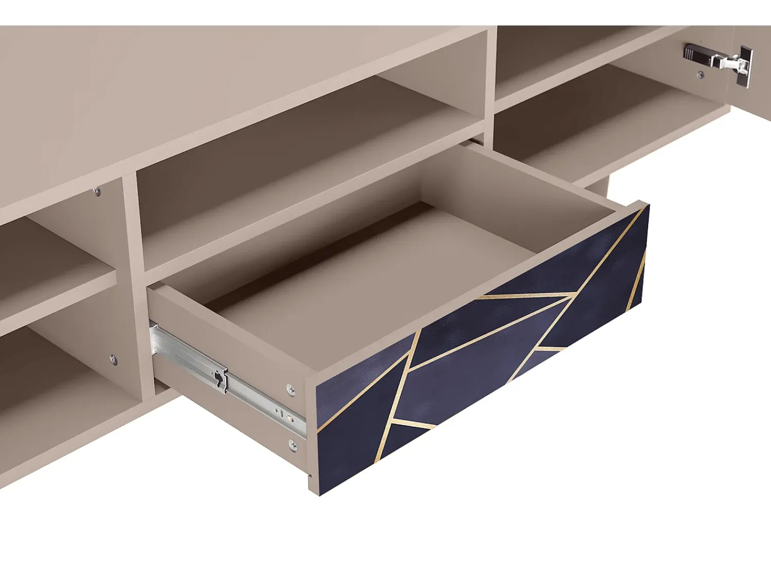 Mueble de TV - 170х59х41 cm - T6 - The Amethyst, Latte Bege