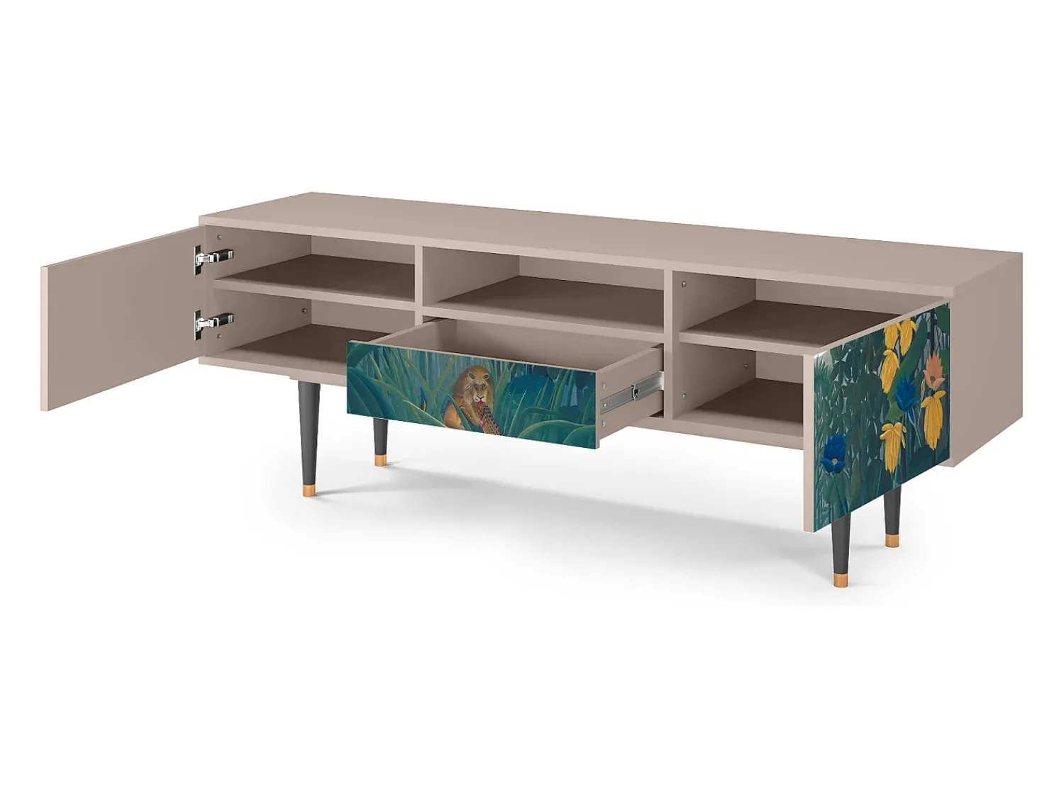 Mueble de TV - 170х59х41 cm - T6 - The Repast of the Lion, Latte^ Móvel De Tv