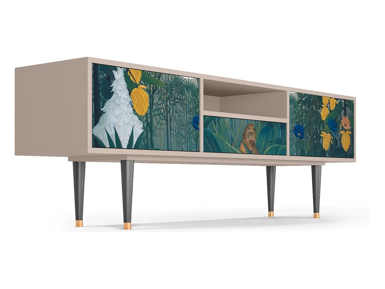 Mueble de TV - 170х59х41 cm - T6 - The Repast of the Lion, Latte^ Móvel De Tv