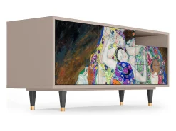 Móvel De Tv| Mueble de TV - 125х56х41 cm - T7 - The Maiden by Klimt, Latte Bege
