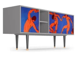 Mueble de TV - 150х69х41 cm - T5 - The Dance by Matisse , Cinza^ Móvel De Tv