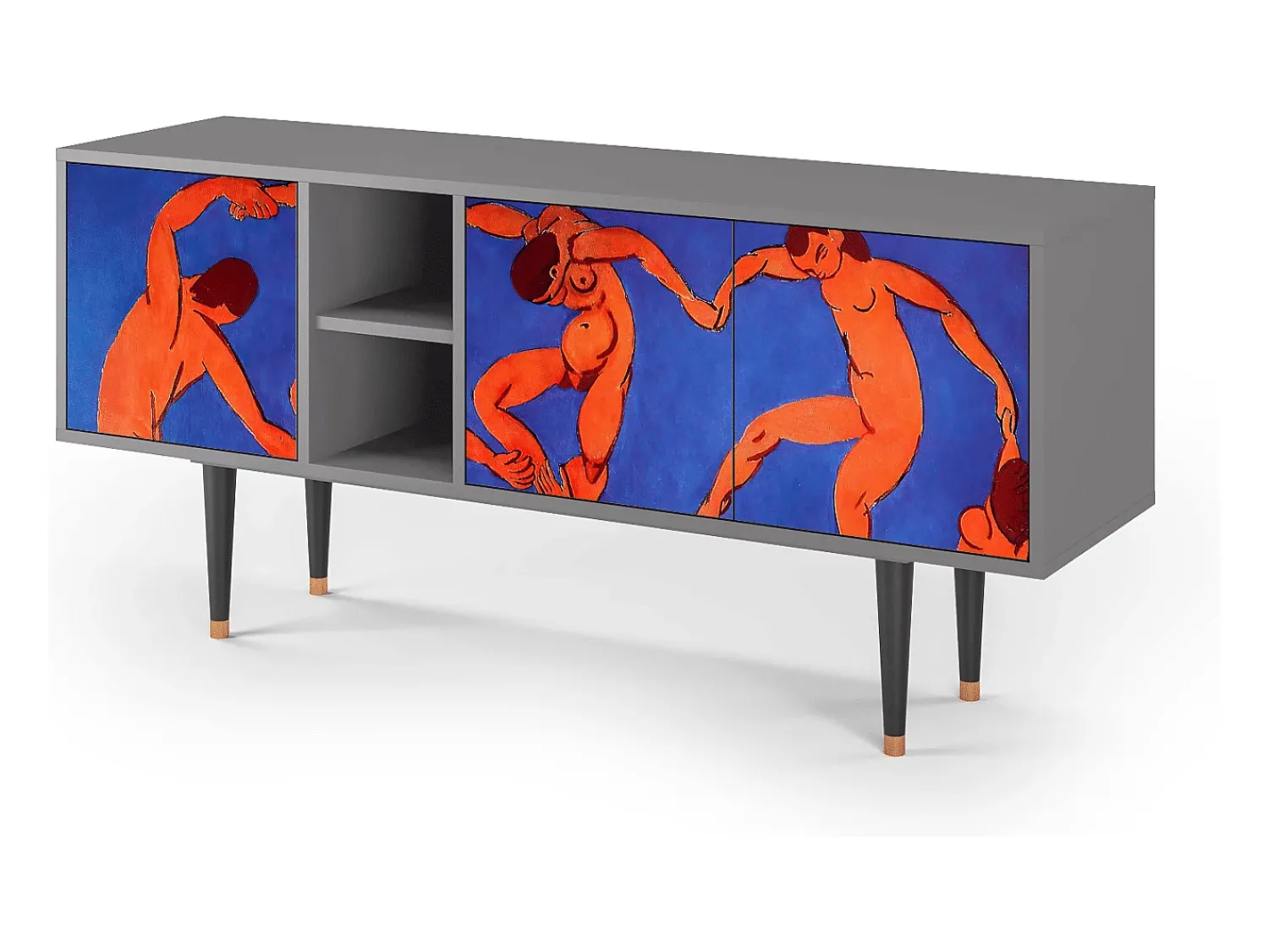 Mueble de TV - 150х69х41 cm - T5 - The Dance by Matisse , Cinza^ Móvel De Tv
