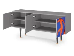 Mueble de TV - 150х69х41 cm - T5 - The Dance by Matisse , Cinza^ Móvel De Tv