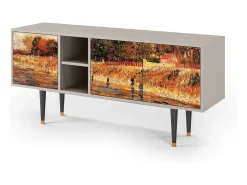 Móvel De Tv| Mueble de TV - 150х69х41 cm - T5 - The Banks, Areia Bege
