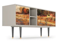 Móvel De Tv| Mueble de TV - 150х69х41 cm - T5 - The Banks, Areia Bege