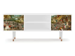 Móvel De Tv* Mueble de TV - 170х69х48 cm - T2 - The Younger - Spring, Branco Bege