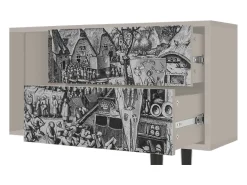 Móvel De Tv* Mueble de TV - 170х69х48 cm - T1 - The Festival of Saint, Areia Bege