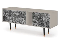 Móvel De Tv* Mueble de TV - 170х69х48 cm - T1 - The Festival of Saint, Areia Bege