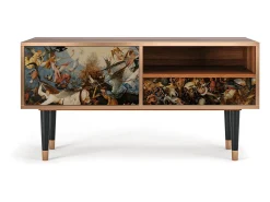 Móvel De Tv| Mueble de TV - 115х59х48 cm - T3 - The Fall, Nogueira Castanho