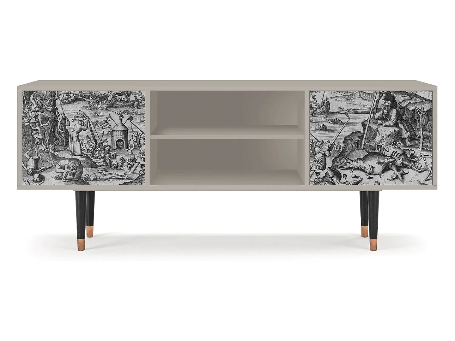 Móvel De Tv* Mueble de TV - 170х69х48 cm - T2 - The Temptation, Areia Bege