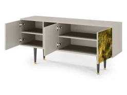 Móvel De Tv| Mueble de TV - 150х69х41 cm - T5 - The Heart of the Andes , Areia Bege
