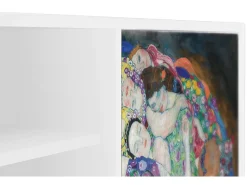 Mueble de TV - 170х69х48 cm - T2 - The Maiden by Klimt, Branco^ Móvel De Tv