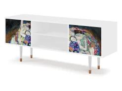 Mueble de TV - 170х69х48 cm - T2 - The Maiden by Klimt, Branco^ Móvel De Tv