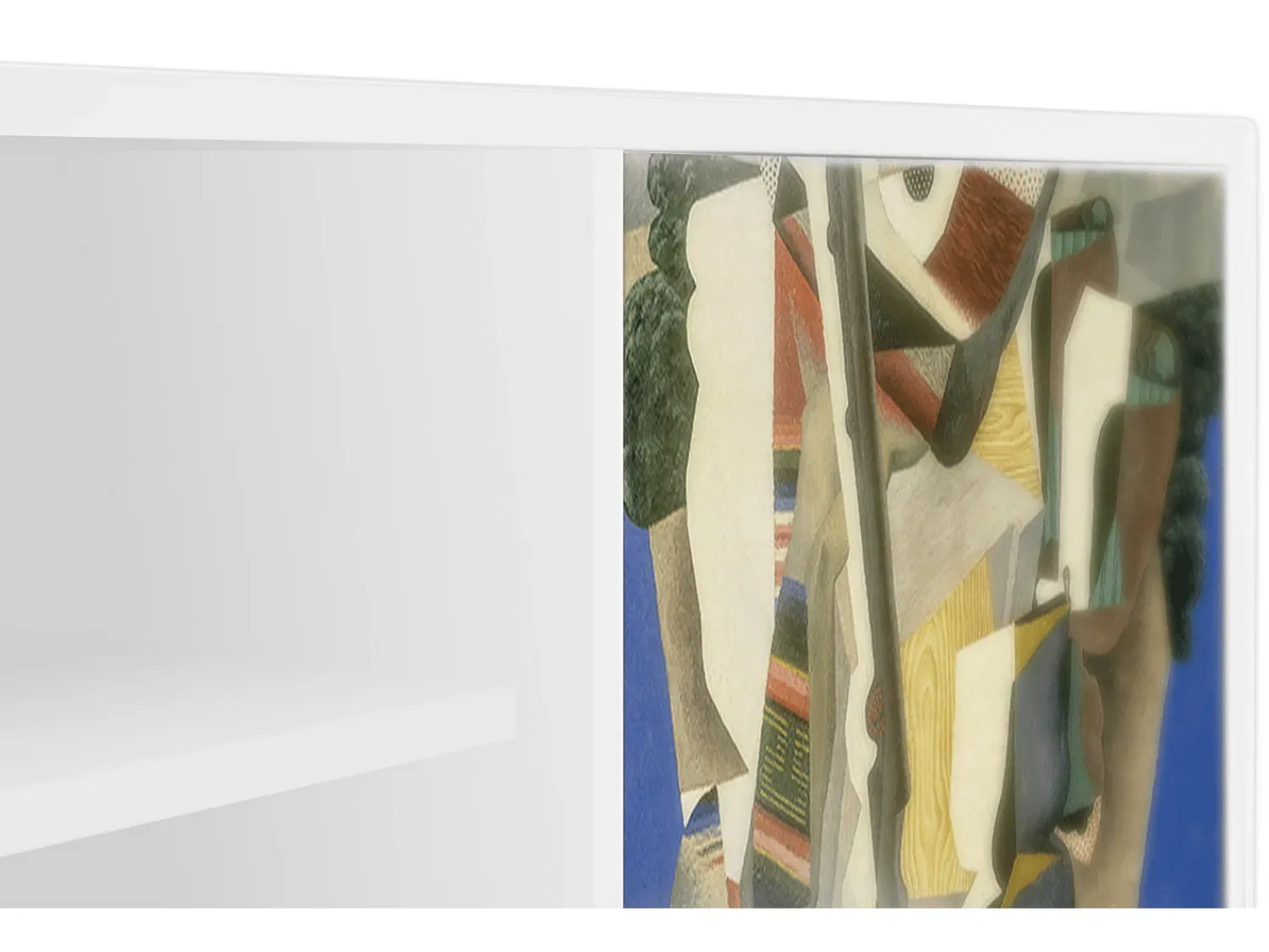 Móvel De Tv* Mueble de TV - 170х69х48 cm - T2 - The Cubist Paintings , Branco Bege