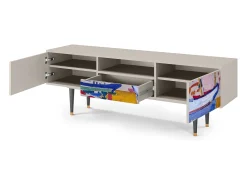 Móvel De Tv| Mueble de TV - 170х59х41 cm - T6 - The Port of Collioure , Areia Bege