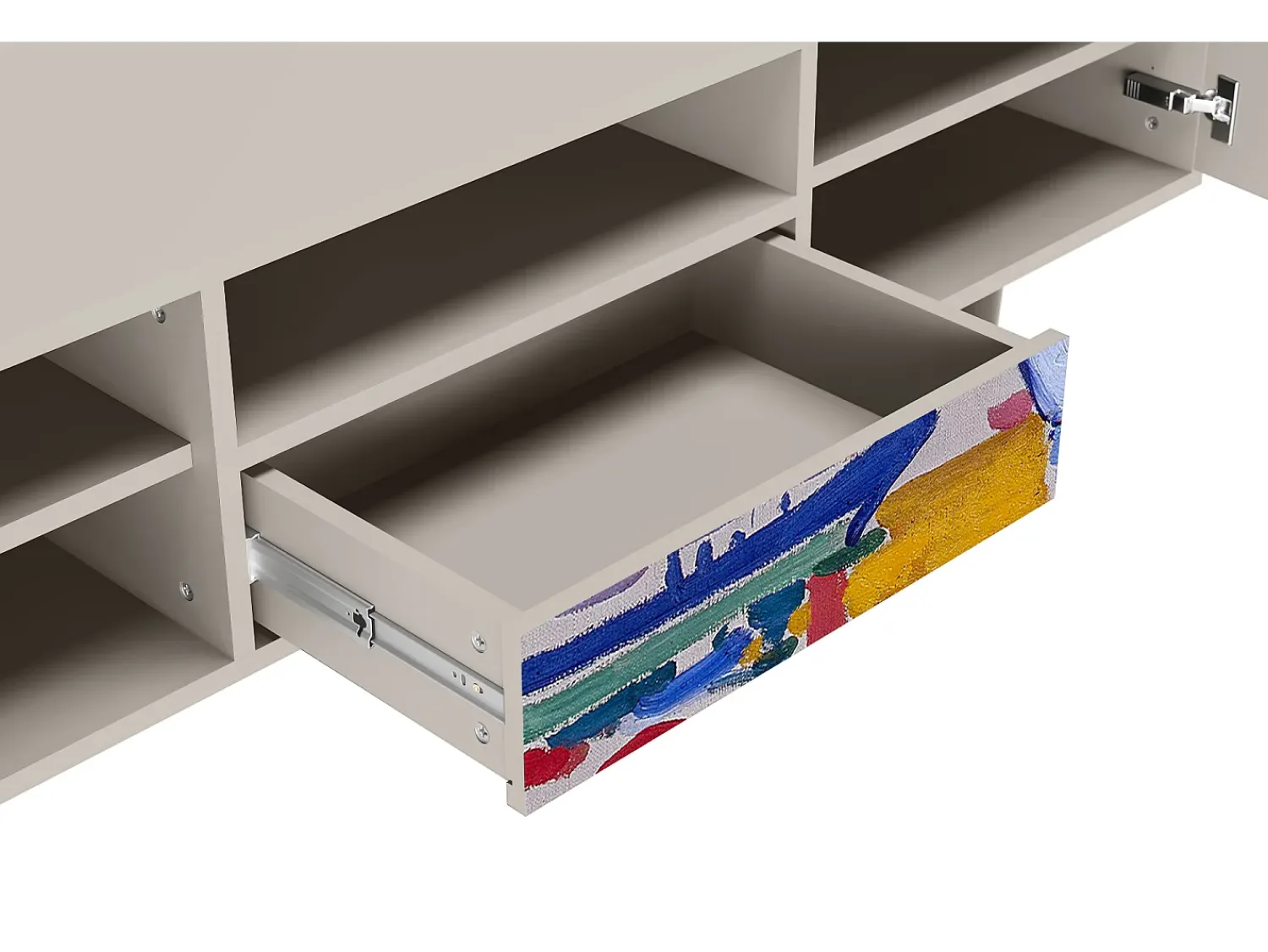 Móvel De Tv| Mueble de TV - 170х59х41 cm - T6 - The Port of Collioure , Areia Bege