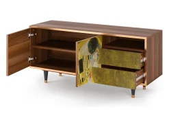 Sale Mueble de TV - 125х56х41 cm - T7 - The Kiss by Klimt , Nogueira Castanho