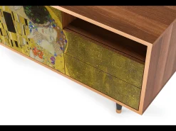 Sale Mueble de TV - 125х56х41 cm - T7 - The Kiss by Klimt , Nogueira Castanho