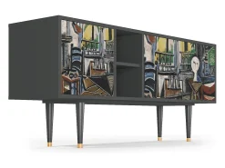 Mueble de TV - 150х69х41 cm - T5 - The Studio , Antracite^ Móvel De Tv