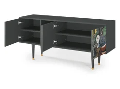 Mueble de TV - 150х69х41 cm - T5 - The Studio , Antracite^ Móvel De Tv