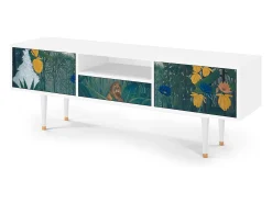 Sale Mueble de TV - 170х59х41 cm - T6 - The Repast of the Lion, Branco Bege