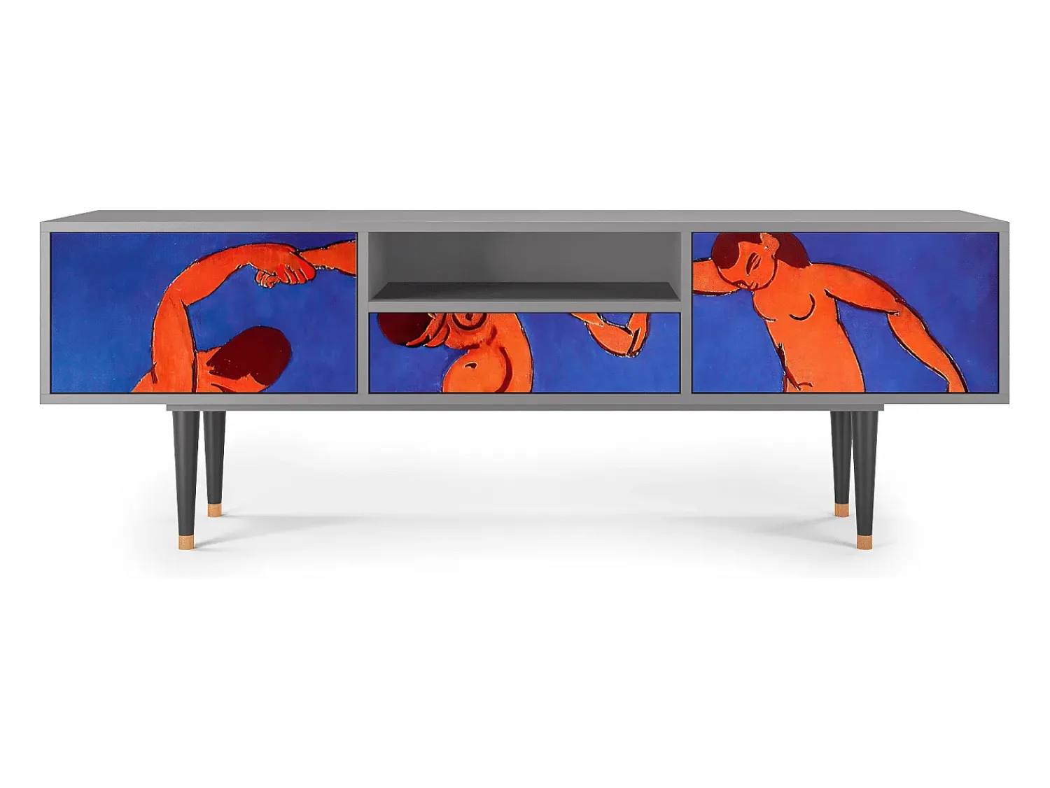 Discount Mueble de TV - 170х59х41 cm - T6 - The Dance by Matisse , Cinza Cinzento