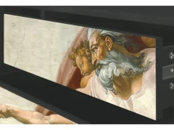 Mueble de TV - 170х59х48 cm - T4 - The Creation of Adam, Antracite^ Móvel De Tv
