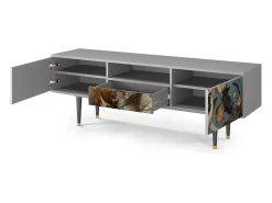 Mueble de TV - 170х59х41 cm - T6 - The Fall, Cinza^ Móvel De Tv