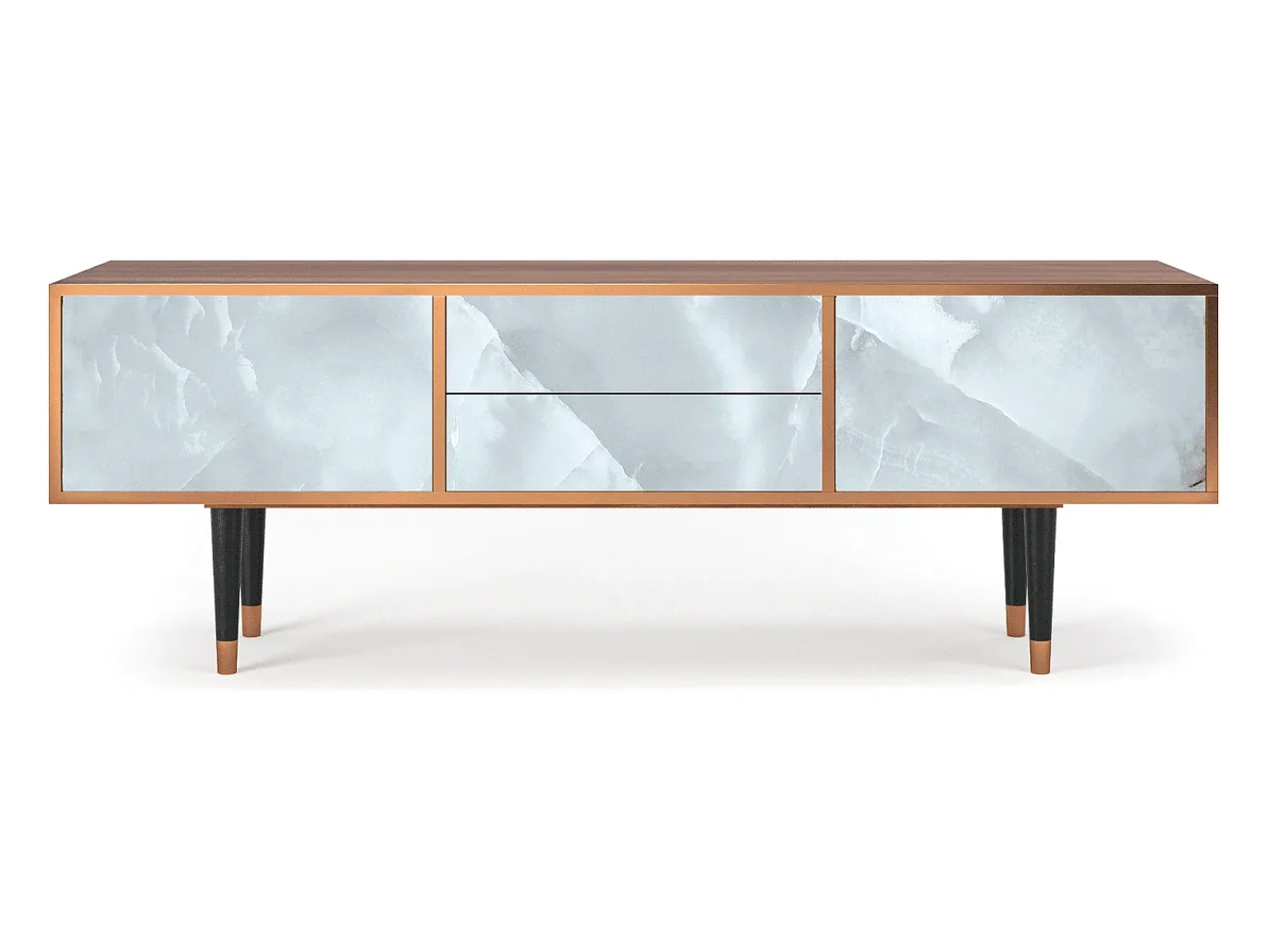 Outlet Mueble de TV - 170х59х48 cm - T4 - The Onyx, Nogueira Castanho