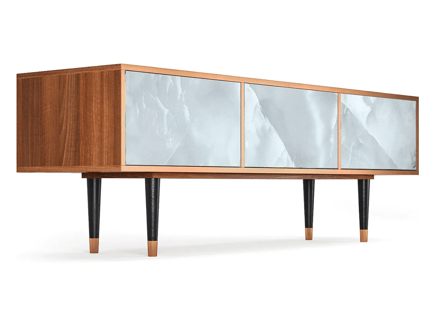 Outlet Mueble de TV - 170х59х48 cm - T4 - The Onyx, Nogueira Castanho