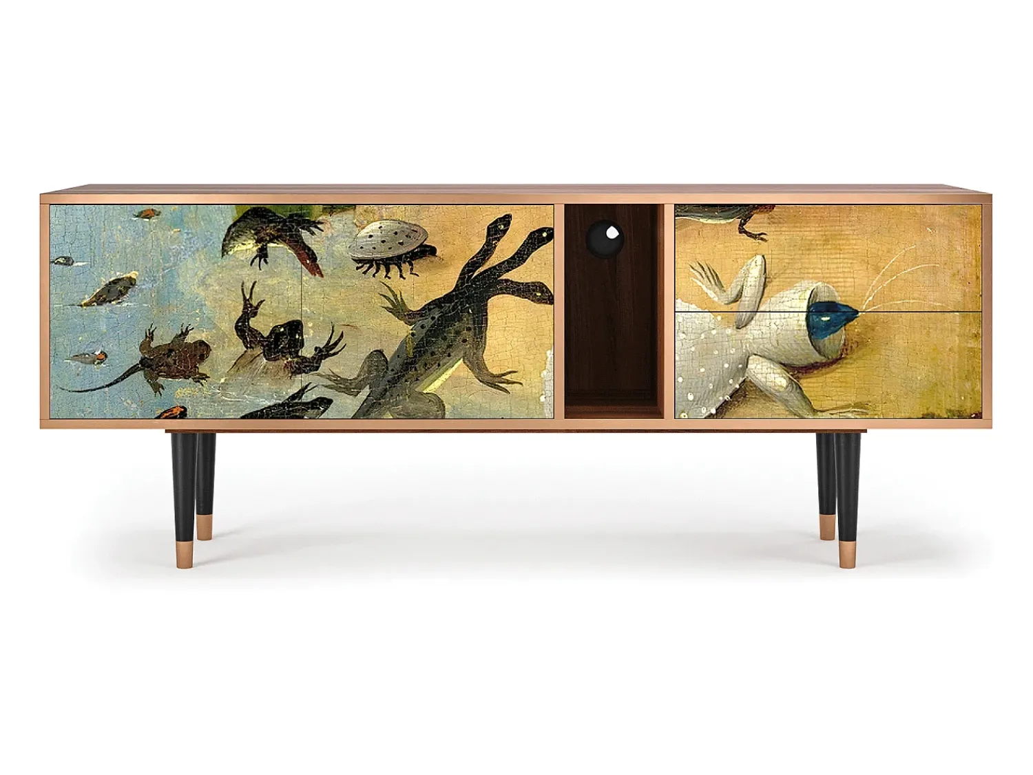 Online Mueble de TV - 170х69х48 cm - T1 - The Garden by Bosch, Nogueira Castanho