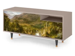 Móvel De Tv* Mueble de TV - 125х56х41 cm - T7 - The Heart of the Andes , Latte Bege