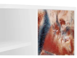 Hot Mueble de TV - 170х69х48 cm - T2 - The City Rises, Branco Bege