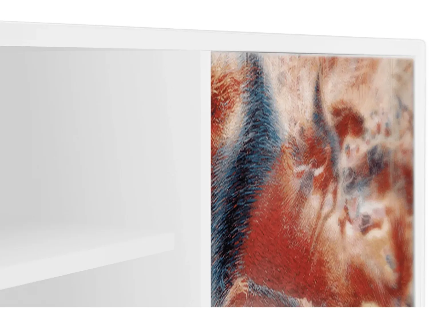 Hot Mueble de TV - 170х69х48 cm - T2 - The City Rises, Branco Bege