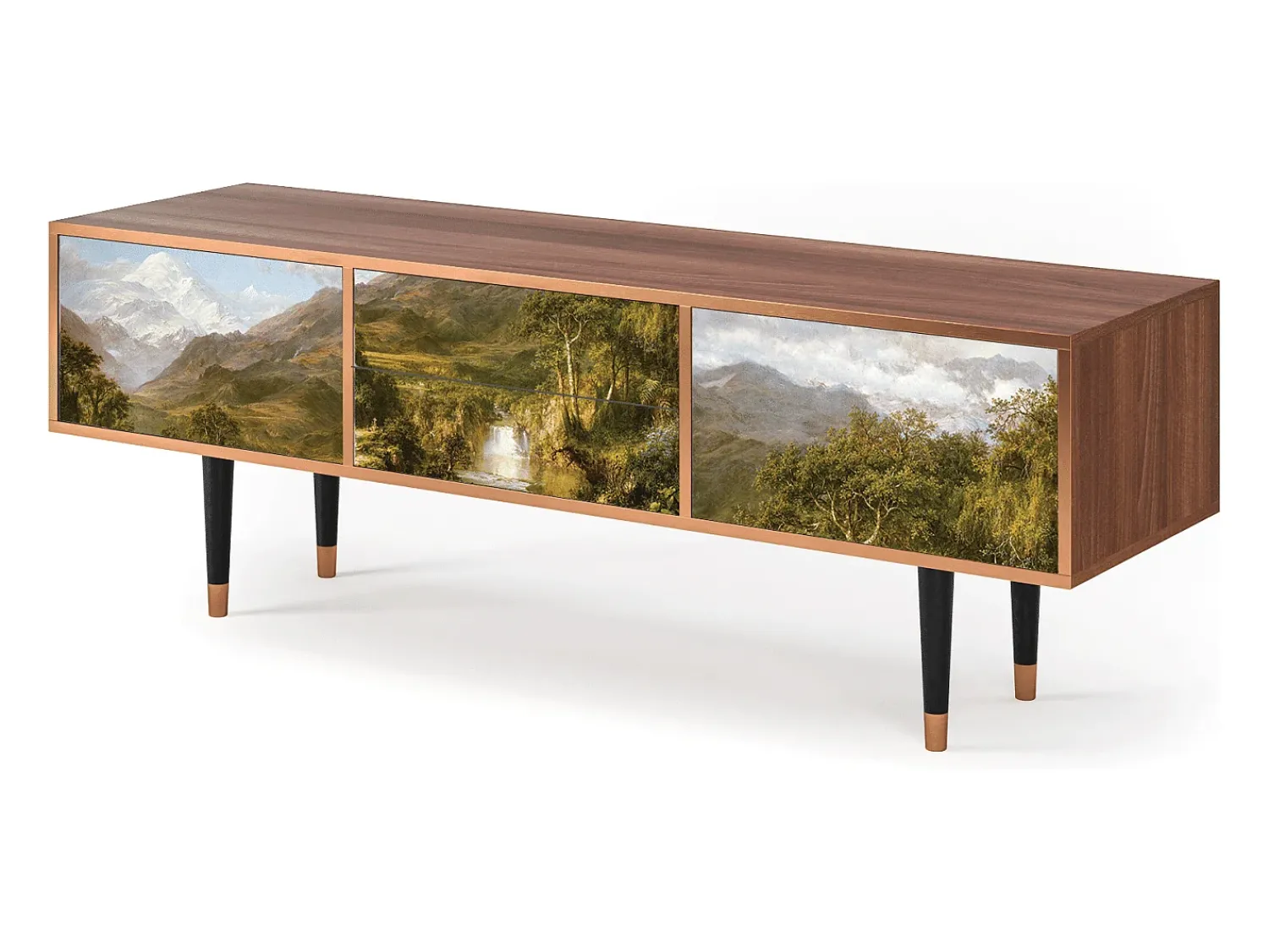 Mueble de TV - 170х59х48 cm - T4 - The Heart of the Andes , Nogueira^ Móvel De Tv