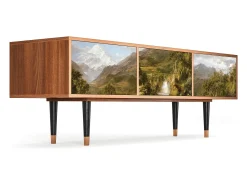 Mueble de TV - 170х59х48 cm - T4 - The Heart of the Andes , Nogueira^ Móvel De Tv