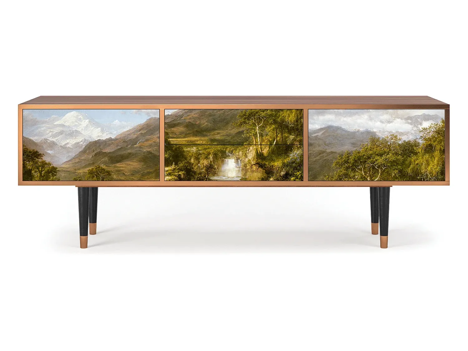 Mueble de TV - 170х59х48 cm - T4 - The Heart of the Andes , Nogueira^ Móvel De Tv