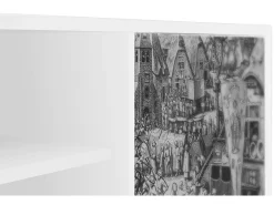 Móvel De Tv* Mueble de TV - 170х69х48 cm - T2 - The Festival of Saint, Branco Bege