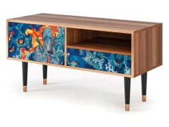 Mueble de TV - 115х59х48 cm - T3 - The Girl - James Jean, Nogueira^ Móvel De Tv
