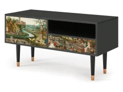 Móvel De Tv| Mueble de TV - 115х59х48 cm - T3 - The Younger - Spring, Antracite Cinza antracite