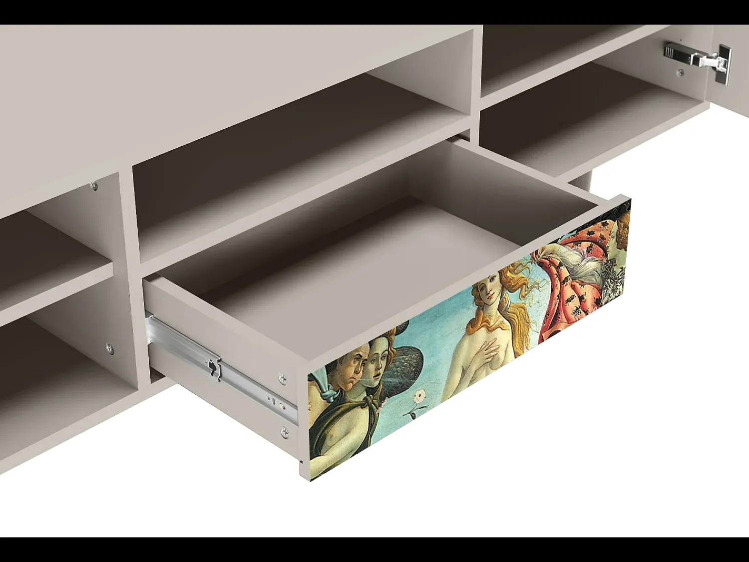 Mueble de TV - 170х59х41 cm - T6 - The Birth of Venus, Areia^ Móvel De Tv